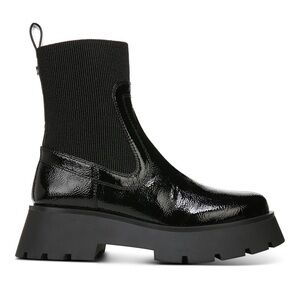 NEW! Sam Edelman Circus NY Black Leslie Lug-Sole Chelsea Booties - Size 9